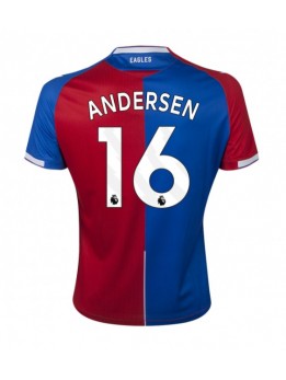 Billige Crystal Palace Joachim Andersen #16 Hjemmedrakt 2023-24 Kortermet